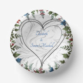 Schöne, elegante und skurrile Dekoration zum Thema Pappteller (Vorderseite)