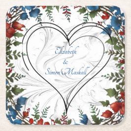 Schöne, elegante und skurrile Dekoration zum Thema Rechteckiger Pappuntersetzer