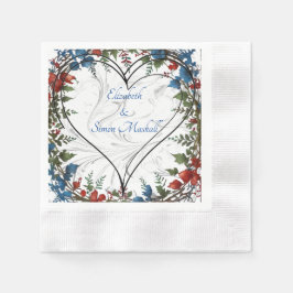 Schöne, elegante und skurrile Dekoration zum Thema Serviette