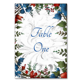 Schöne, elegante und skurrile Dekoration zum Thema Tischnummer