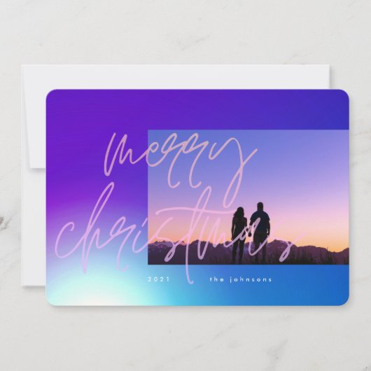 Schöne Elegante Weihnachten Gradient (Vorderseite)