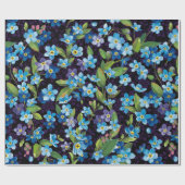 Schöne Eleganz vergessen Sie mich nicht nahtlos Mu Geschenkpapier (Flach)