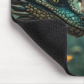 Schöne Elfengrüner Drachen Design Mousepad (Ecke)