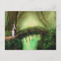 Schöne Elfsmühle in Fantasy Verzauberter Wald