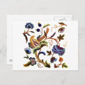 Schöne Elisabethstickerstickerei Postkarte (Vorne/Hinten)