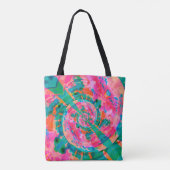 schöne emotionale farbige Illustra Tasche (Rückseite)