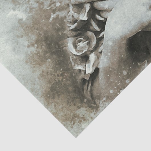 Schöne Engel-Dekoupage Seidenpapier (Detail)