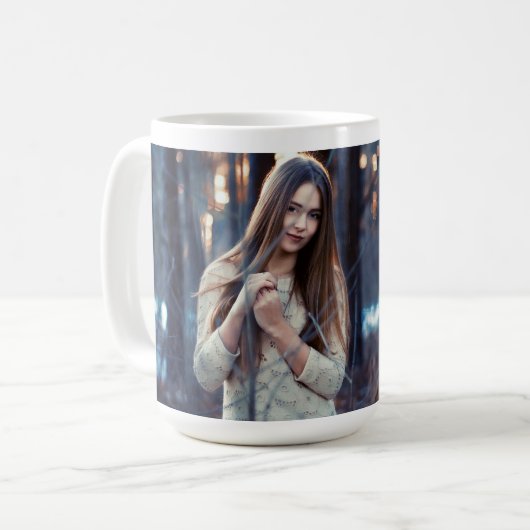 Schöne Engel Kunst Keramik Kaffeetasse | Fantasy A (Vorderseite Links)