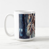 Schöne Engel Kunst Keramik Kaffeetasse | Fantasy A (Links)