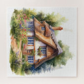 Schöne englische Hütte Puzzle (Horizontal)