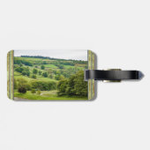 Schöne englische Landschaft Yorkshire Dales Gepäckanhänger (Rückseite horizontal)