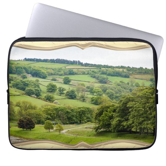 Schöne englische Landschaft Yorkshire Dales Laptopschutzhülle (Vorderseite)
