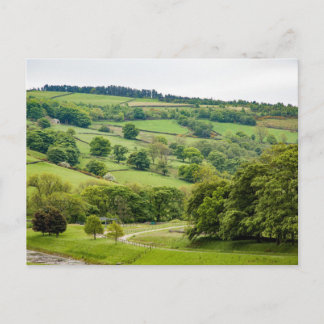 Schöne englische Landschaft Yorkshire Dales Postkarte
