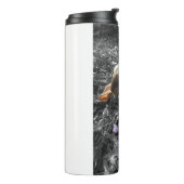 Schöne Englische Lounge mit Blume Thermosbecher (Nach links gedreht)