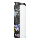 Schöne Englische Lounge mit Blume Thermosbecher (Nach rechts gedreht)