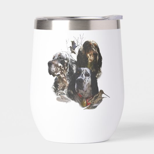 Schöne englische Setter, Kunst (Links)