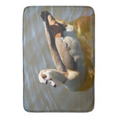 Schöne Ente oder Gänse-Badematte Badematte (Vorderseite Vertikal)