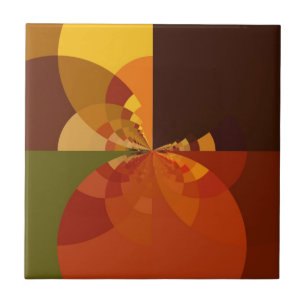 Schöne Erde Abstract Art Print Fliese