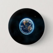 Schöne Erde Button (Vorderseite)