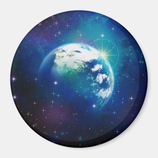 Schöne Erde Magnet (Vorne)