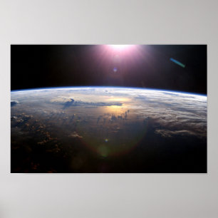 Schöne Erde Yuri Gagarin Poster