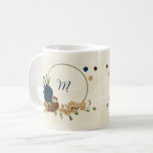 Schöne Erdsonne, blumig Kaffeetasse (Vorderseite Links)