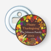 Schöne Erntedank Harvest Flaschenöffner (Vorderseite)