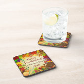 Schöne Erntedank Harvest Getränkeuntersetzer (Rechte Seite)