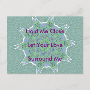 Schöne Erstaunliche Coole Grüne Florale Muster Ges Postkarte