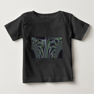 Schöne Erstaunliche Grüne Aurora Textur Kunst Gest Baby T-shirt