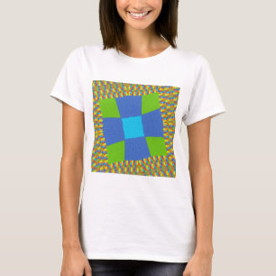 Schöne Erstaunliche Grüne Blaue Cyan Kunst Druck D T-Shirt