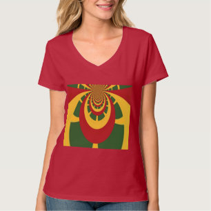 Schöne erstaunliche Rasta-Farben Kunstposter T-Shirt