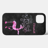 Schöne, erstaunliche, rosa Weihnachtsmann Case-Mate iPhone Hülle (Rückseite (Horizontal))