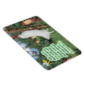 Schöne Eskie und Orchard-Schrift Matthew 7:7 Magnet (Rechte Seite)