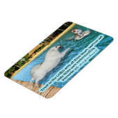 Schöne Eskimo Dog Scripture Sprichwörter 3:5 Magnet (Linke Seite)