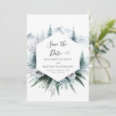 Schöne, essbare Hochzeit Save The Date (Stehend Vorderseite)