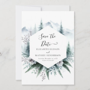 Schöne, essbare Hochzeit Save The Date