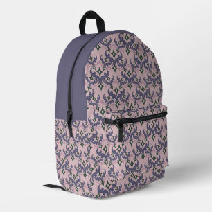 Schöne ethnische Damaskus-Muster-Pointillismus Bedruckter Rucksack
