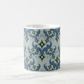 Schöne ethnische Damaskus-Muster-Pointillismus Kaffeetasse (Mittel)
