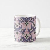 Schöne ethnische Damaskus-Punktmusterung  Kaffeetasse (VorderseiteRechts)