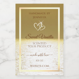 Schöne Etiketten für Golden Ocean-Produkte