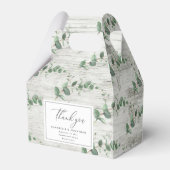 Schöne Eukalyptus-Blatttraube Geschenkschachtel (Rückseite)