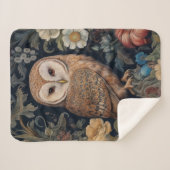Schöne Eule im Jugendstil-Stil des Gartens Sherpadecke (Vorderseite (Horizontal))