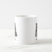 Schöne Eule Kaffeetasse (Mittel)