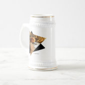 Schöne eurasische Wigeon-Ente am Teich Bierglas (Vorderseite Links)