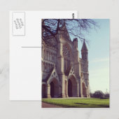 Schöne europäische Kathedrale Postkarte (Vorne/Hinten)