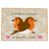 Schöne europäische Robben: jedes Jahr Große Geschenktüte (Rückseite)