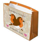 Schöne europäische Robben: jedes Jahr Große Geschenktüte (Rückseite Schrägansicht)