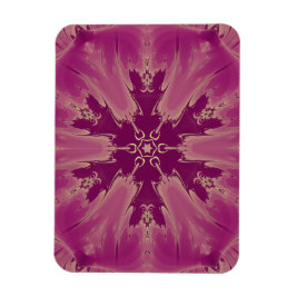 Schöne exotische Blume Lila Schatten Magnet