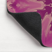 Schöne exotische Blume Lila Schatten Mousepad (Ecke)